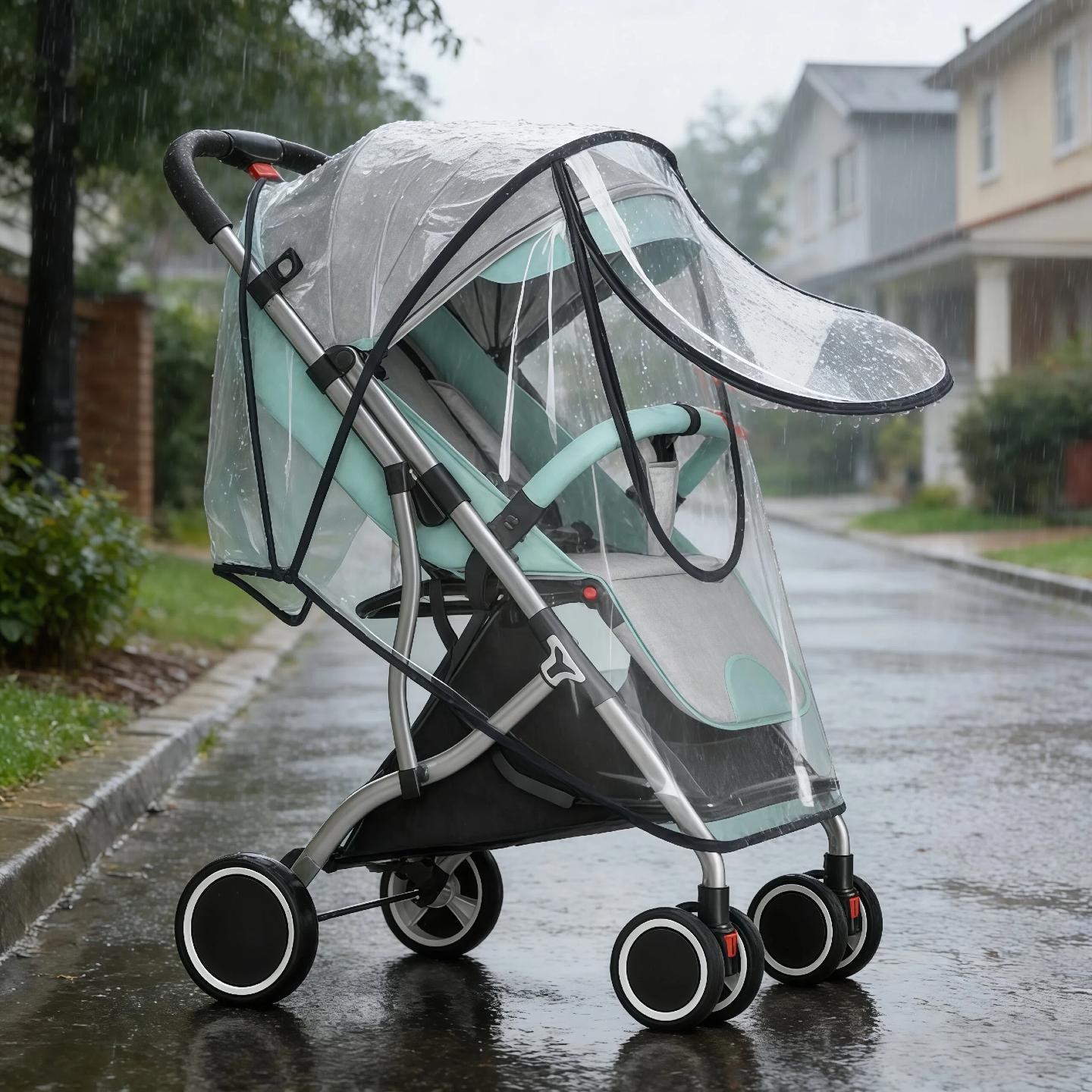 Stroller Rain Cover - Универсальный водонепроницаемый чехол от дождя для