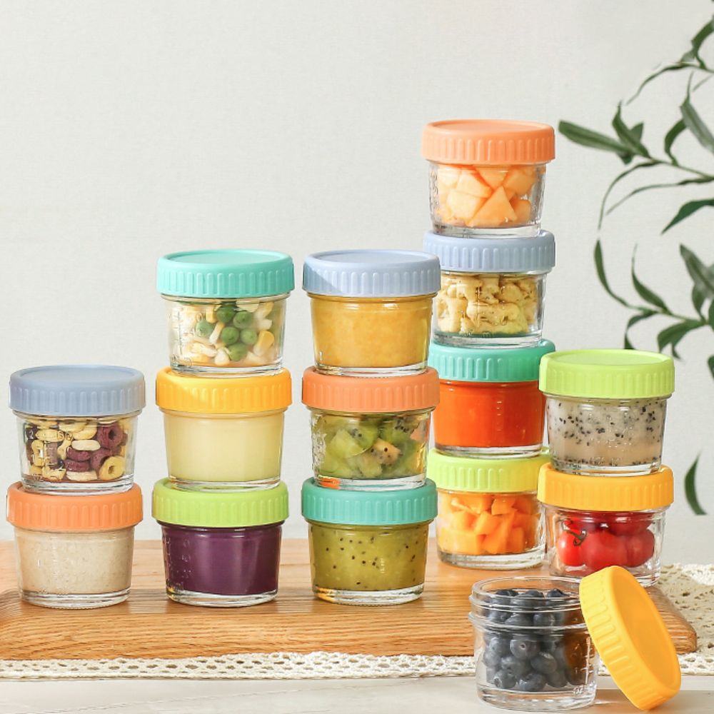 Baby Food Storage Jar - 6 шт. стеклянная банка для детского