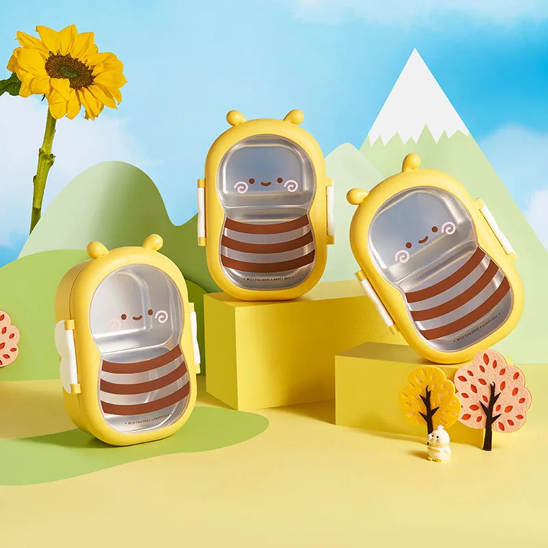 Baby Food Storage Jar - Портативный Ланч-бокс для студентов, милая коробка