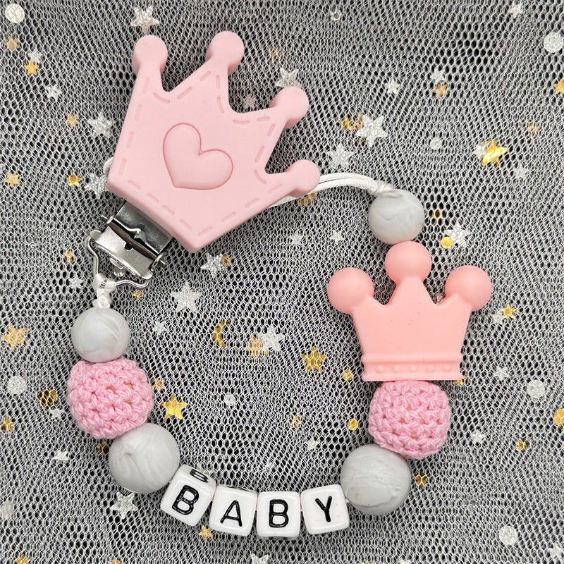 Baby Products Discount - Деревянная цепочка-пустышка для новорожденных