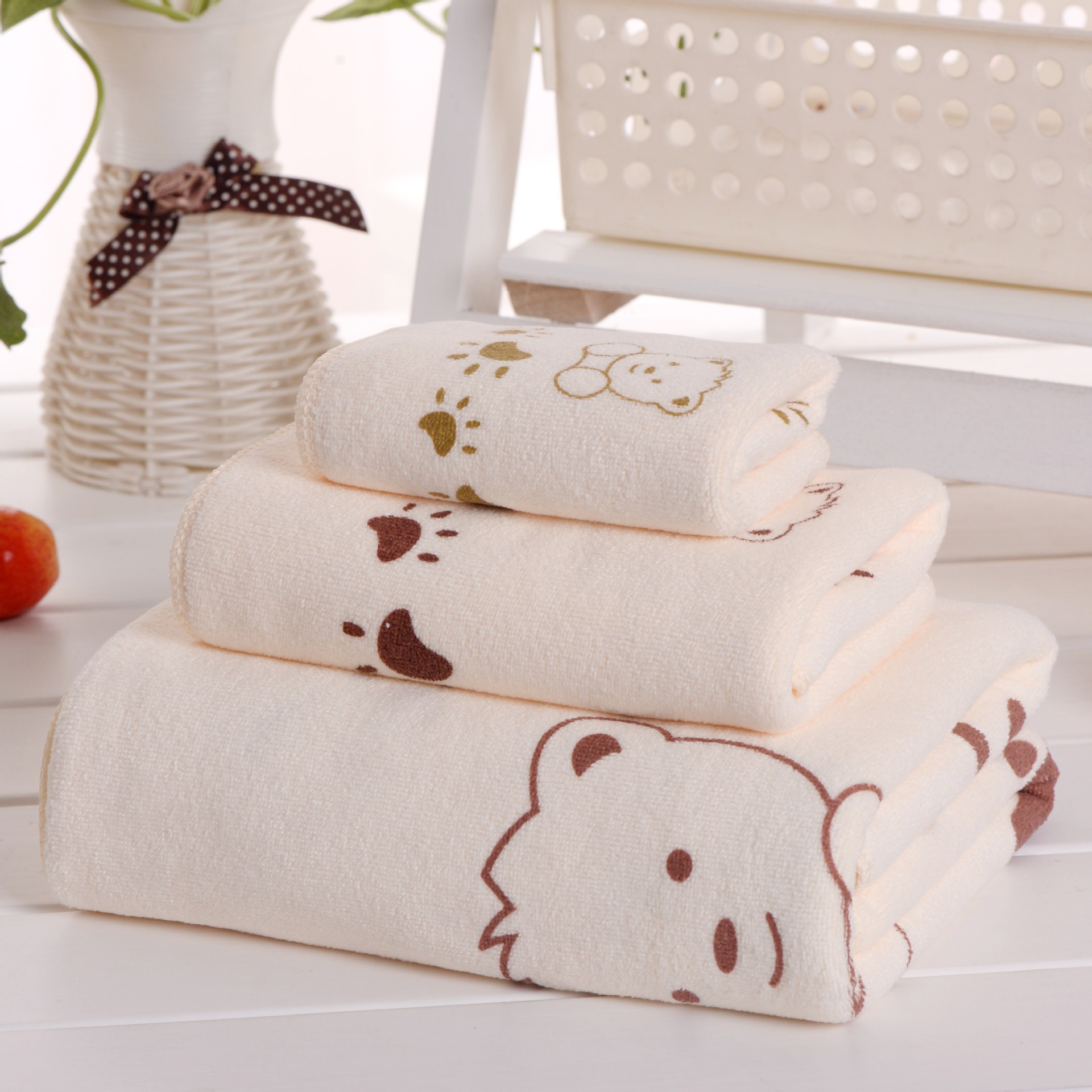 3 шт. детских полотенец с рису – обзор и цена Baby Products Kit Set