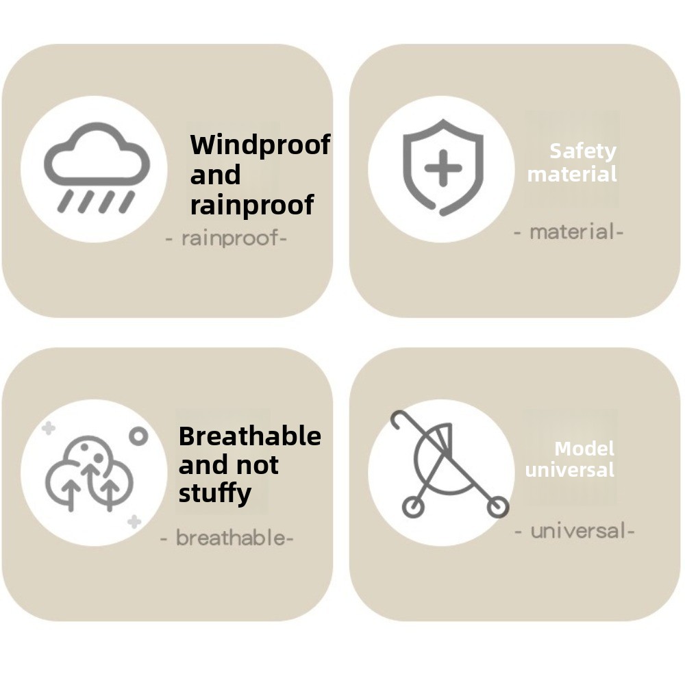 Прозрачные детские коляски, не – обзор и цена Stroller Rain Cover