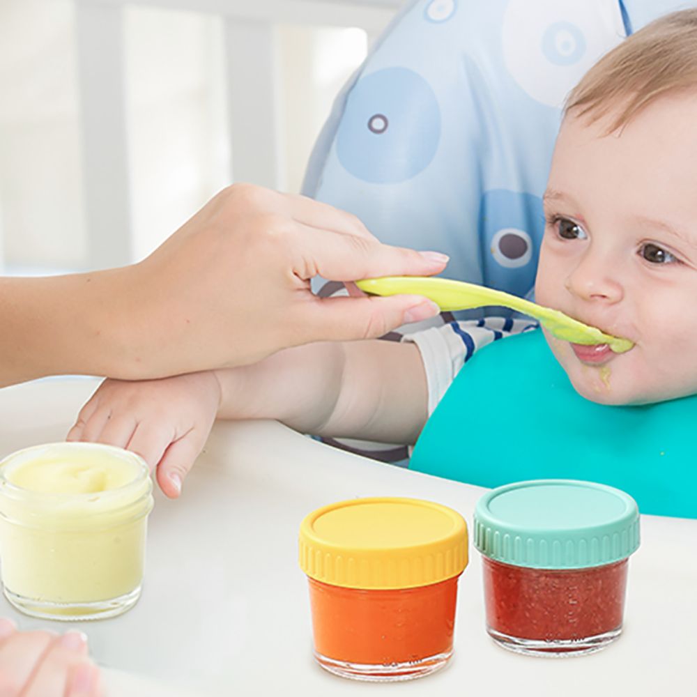 6 шт. стеклянная банка для дет – обзор и цена Baby Food Storage Jar