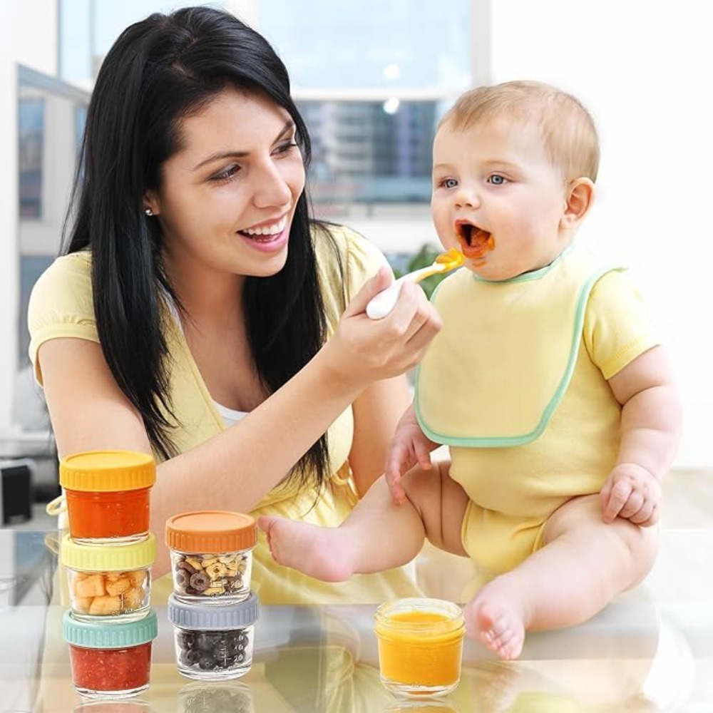 Набор из 6 многоразовых стекля – обзор и цена Baby Food Storage Jar